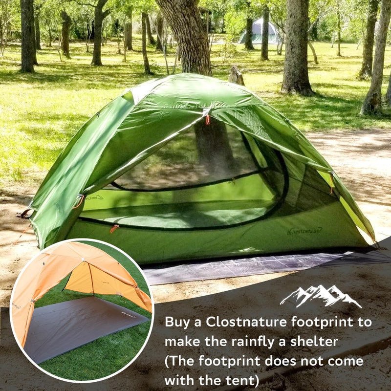 Clostnature Lightweight Backpacking Tent - 2 Person Ultralight Waterproof Camping Tent, 3 Season Large Size Easy Setup Tent for Family, Outdoor, Hiking and Mountaineering - Image 5